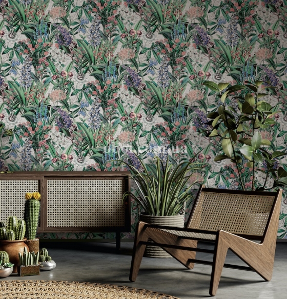 Обои Marburg коллекции Flora в интерьере